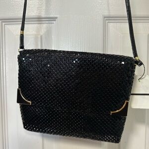 Vintage black sequin purse